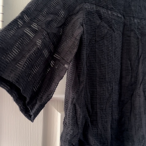 HD in Paris Black Swing Blouse Anthropologie Women’s Size 2 - Picture 5 of 7